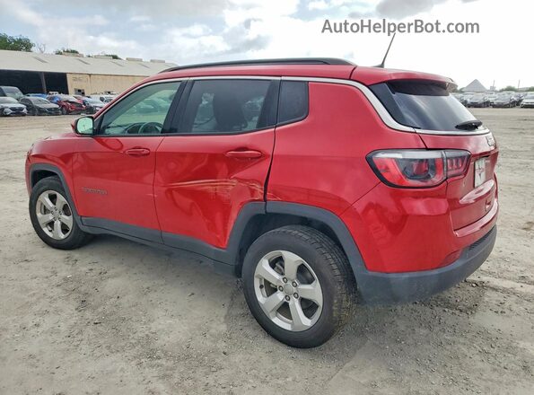 3C4NJCBB8JT266566 2018 JEEP COMPASS Red Rear left