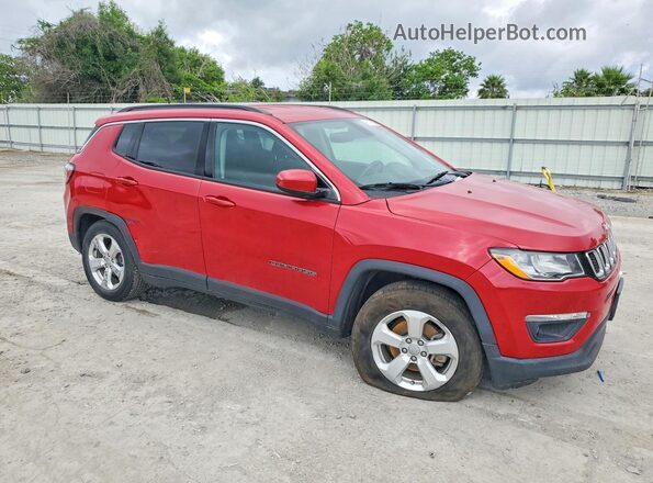 3C4NJCBB8JT266566 2018 JEEP COMPASS Red Front right