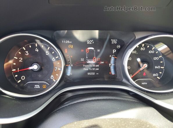 3C4NJCBB8KT679542 2019 JEEP COMPASS Silver Vista del cuadro de instrumentos
