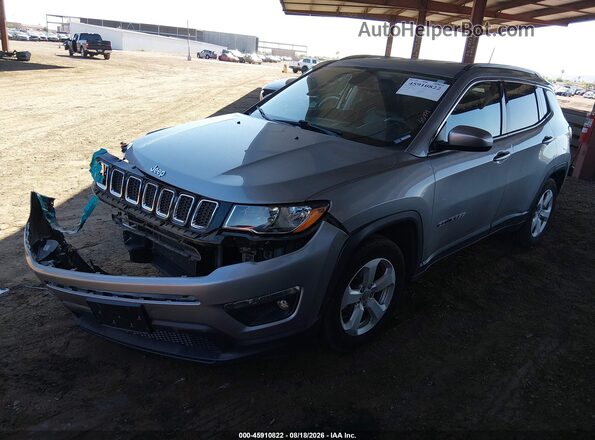 3C4NJCBB9LT133723 2020 JEEP COMPASS Silver Առջևի ձախ երեք քառորդ տեսարան