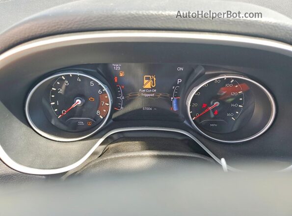 3C4NJCBB9LT140834 2020 JEEP COMPASS Charcoal Widok zestawu wskaźników