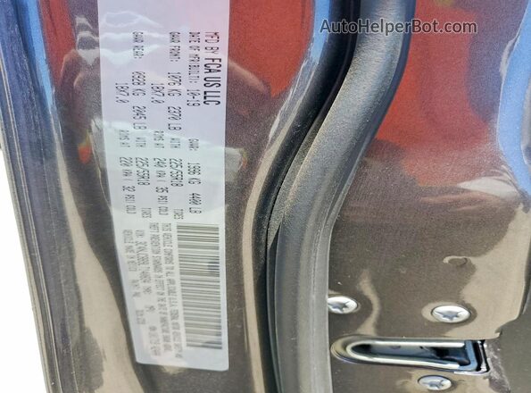 3C4NJCBB9LT140834 2020 JEEP COMPASS Charcoal Widok naklejki z numerem VIN