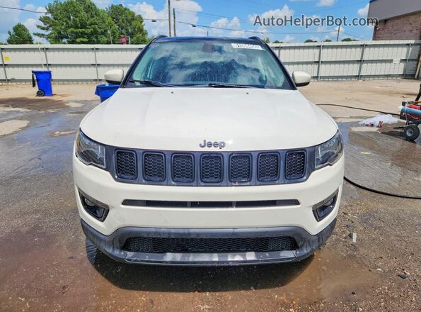 3C4NJCBB9LT158587 2020 JEEP COMPASS White წინა ხედი