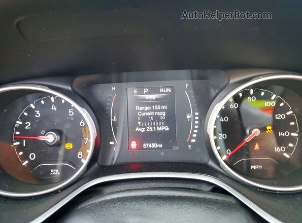 3C4NJCBB9LT258883 2020 JEEP COMPASS Black ხელსაწყოთა პანელის ხედი
