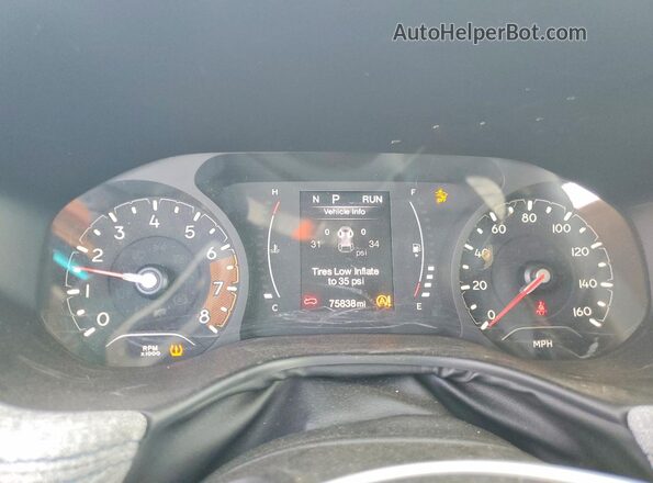 3C4NJCBB9NT139816 2022 JEEP COMPASS White Widok zestawu wskaźników