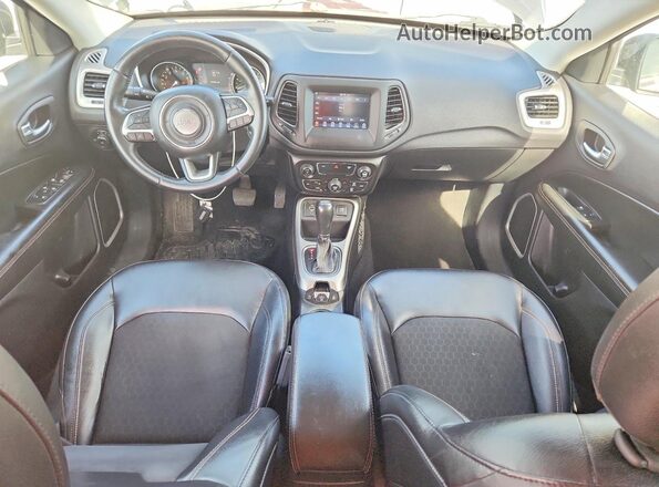 3C4NJCBBXHT661309 2017 JEEP COMPASS Gray Vista de la etiqueta del VIN