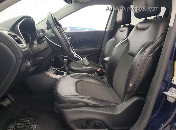 3C4NJCBBXJT235349 2018 JEEP COMPASS Blue წინა სალონის ხედი