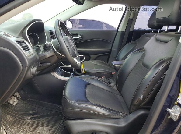 3C4NJCBBXJT345351 2018 JEEP COMPASS Blue Vista interior delantera