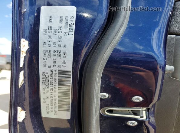 3C4NJCBBXJT345351 2018 JEEP COMPASS Blue Vista del compartimento del motor