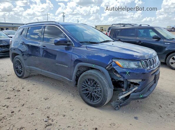 3C4NJCBBXJT345351 2018 JEEP COMPASS Blue Delantero derecho