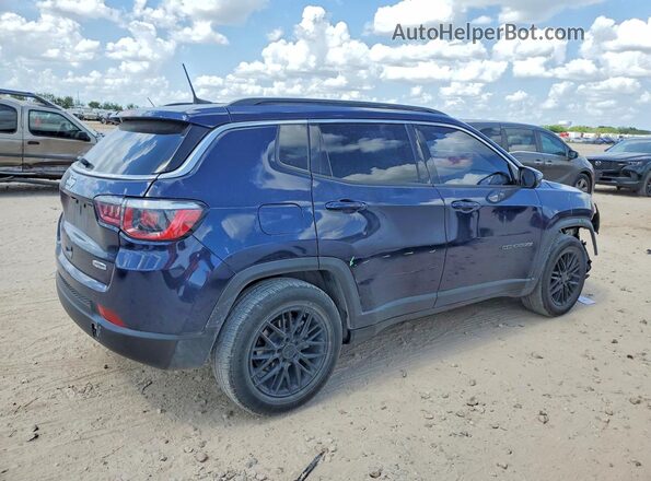 3C4NJCBBXJT345351 2018 JEEP COMPASS Blue Trasero derecho