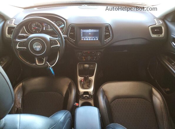 3C4NJCBBXJT468423 2018 JEEP COMPASS White წინა პანელის ხედი