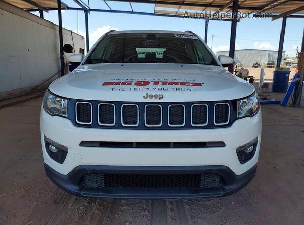 3C4NJCBBXJT468423 2018 JEEP COMPASS White წინა ხედი