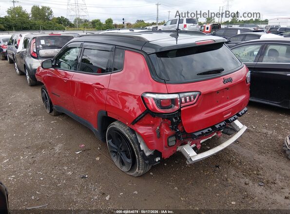 3C4NJCBBXKT636885 2019 JEEP COMPASS Red Հետևի ձախ