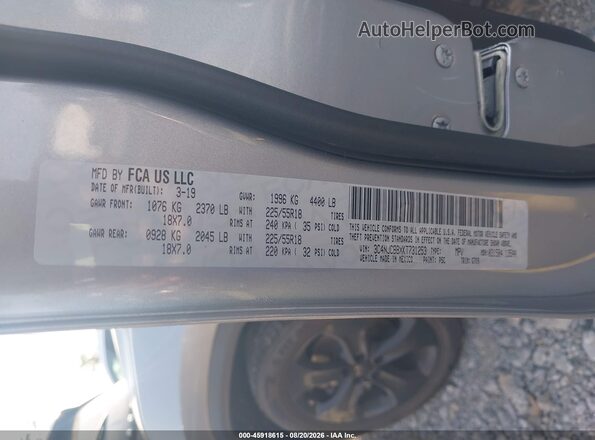3C4NJCBBXKT731253 2019 JEEP COMPASS Silver Widok komory silnika