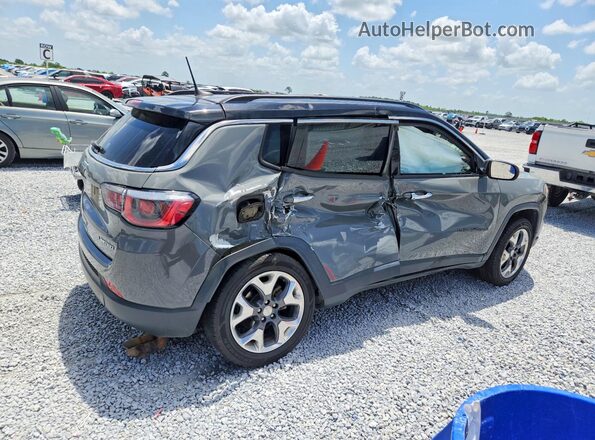 3C4NJCCB1KT748893 2019 JEEP COMPASS Gray Rear right