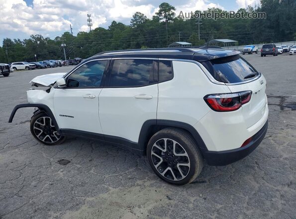 3C4NJCCB1MT549085 2021 JEEP COMPASS White Trasero izquierdo