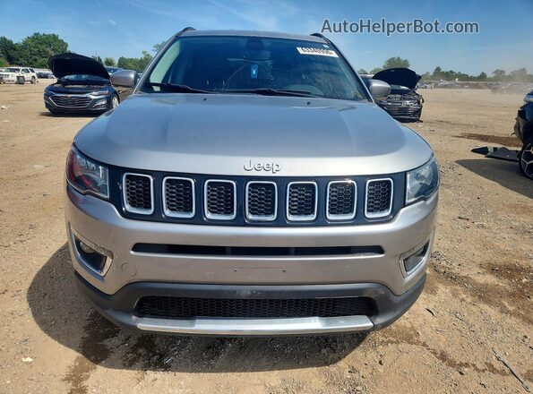3C4NJCCB2LT187590 2020 JEEP COMPASS Silver Front view