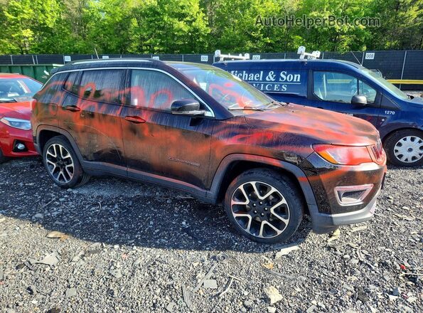 3C4NJCCB3JT122129 2018 JEEP COMPASS Black წინა მარჯვენა