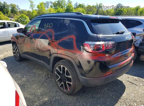 3C4NJCCB3JT122129 2018 JEEP COMPASS Black უკანა მარცხენა