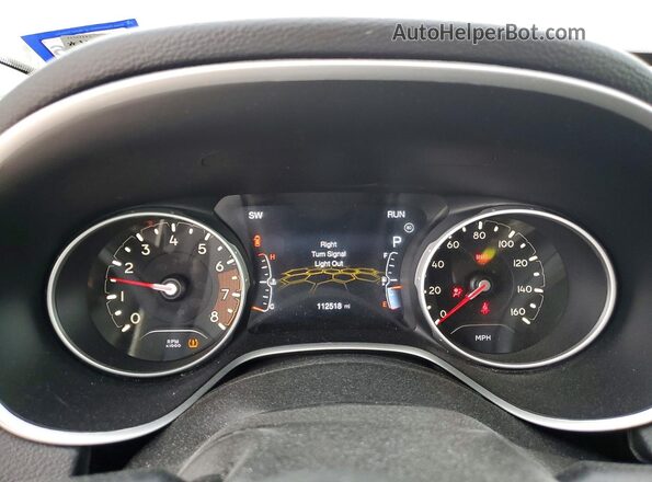 3C4NJCCB3KT802405 2019 JEEP COMPASS Белый Вид щитка приборов