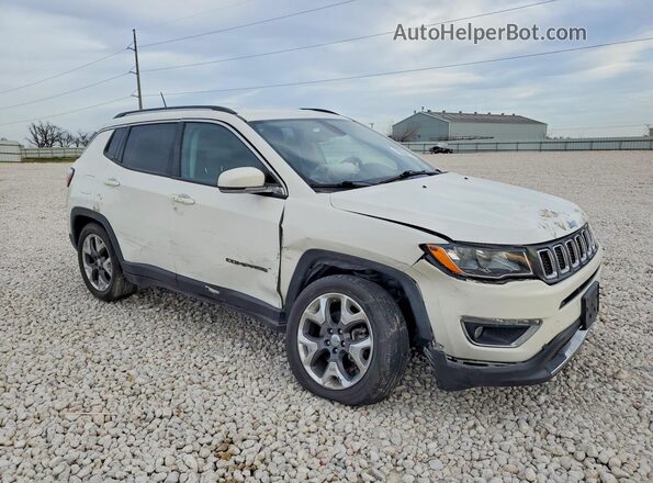 3C4NJCCB3KT802405 2019 JEEP COMPASS Белый Передняя правая четверть