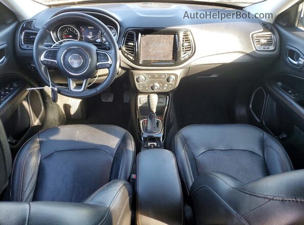 3C4NJCCB4JT301733 2018 JEEP COMPASS White Widok deski rozdzielczej