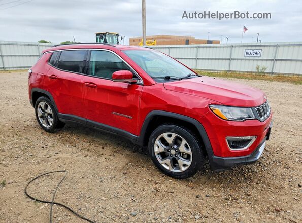 3C4NJCCB4KT819407 2019 JEEP COMPASS Red Передня права чверть