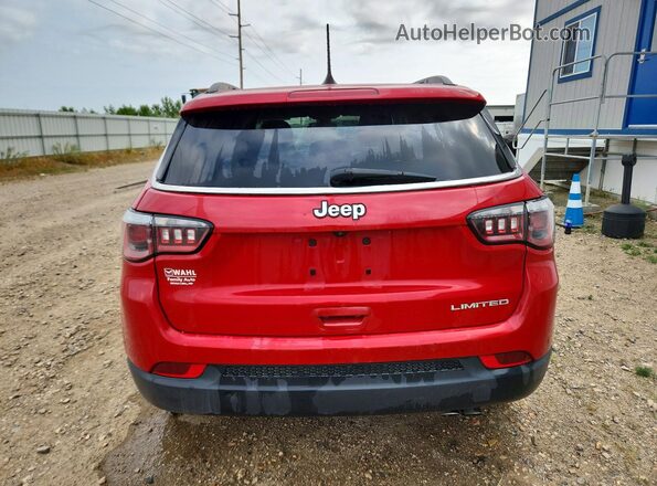 3C4NJCCB4KT819407 2019 JEEP COMPASS Red Вид ззаду