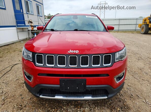 3C4NJCCB4KT819407 2019 JEEP COMPASS Red Вид спереду