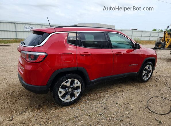 3C4NJCCB4KT819407 2019 JEEP COMPASS Red Задня права чверть
