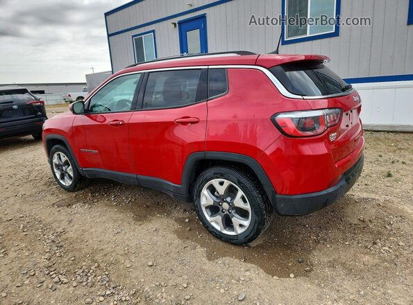 3C4NJCCB4KT819407 2019 JEEP COMPASS Red Задня ліва чверть