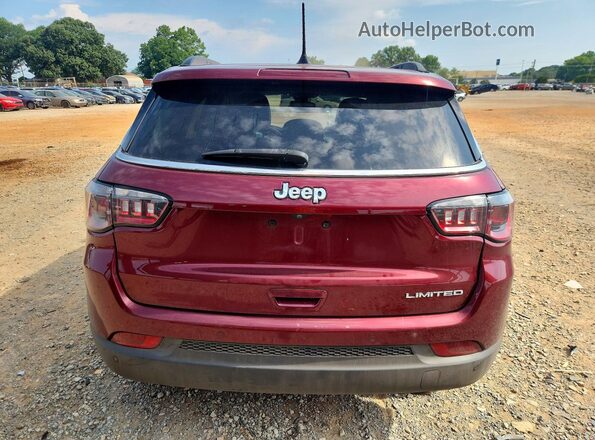 3C4NJCCB6MT531360 2021 JEEP COMPASS Maroon უკანა ხედი