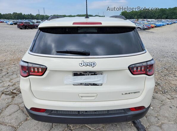 3C4NJCCB7KT662407 2019 JEEP COMPASS White უკანა ხედი