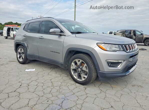 3C4NJCCB8KT802111 2019 JEEP COMPASS Silver Front right