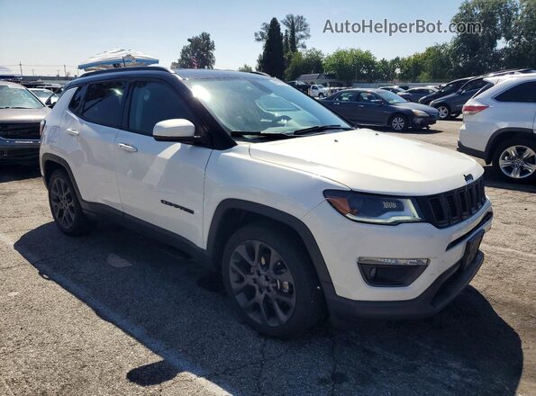 3C4NJCCB8KT844083 2019 JEEP COMPASS White Przód prawy