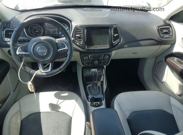 3C4NJCCB8MT587073 2021 JEEP COMPASS White Առջևի վահանակի տեսք
