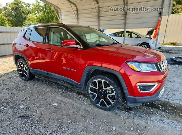 3C4NJCCBXJT374816 2018 JEEP COMPASS Red Delantero derecho