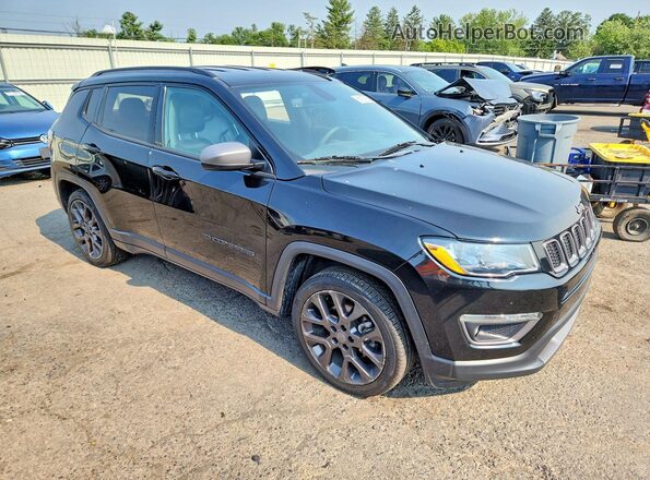 3C4NJCEB3MT597331 2021 JEEP COMPASS Black Delantero derecho