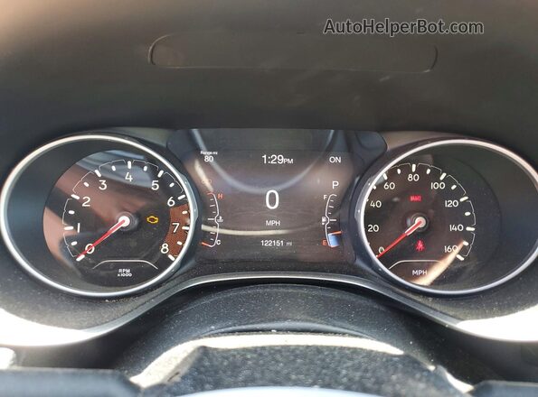3C4NJCEB4MT542385 2021 JEEP COMPASS White Widok zestawu wskaźników