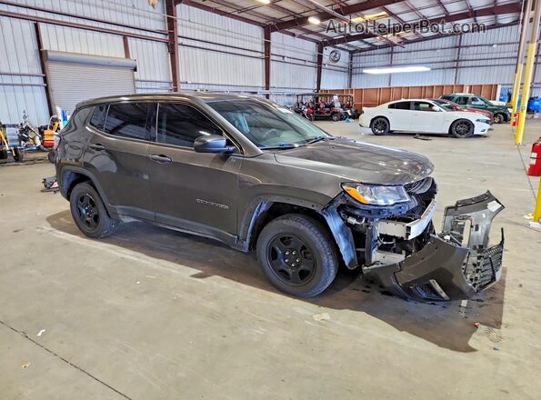 3C4NJDAB0JT177176 2018 JEEP COMPASS Gray Delantero derecho