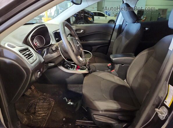 3C4NJDAB0JT177176 2018 JEEP COMPASS Gray Vista interior delantera