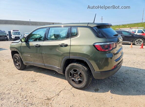 3C4NJDAB0JT330834 2018 JEEP COMPASS Зеленый Задняя левая четверть