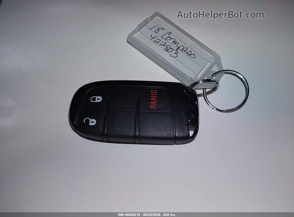 3C4NJDAB0JT422803 2018 JEEP COMPASS Blue Առջևի վահանակի տեսք
