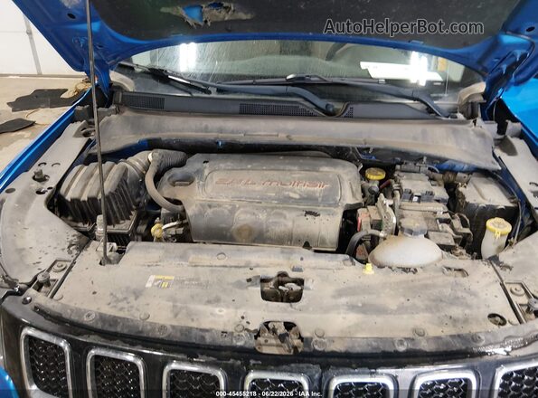 3C4NJDAB0JT422803 2018 JEEP COMPASS Blue Հետևի տեսք
