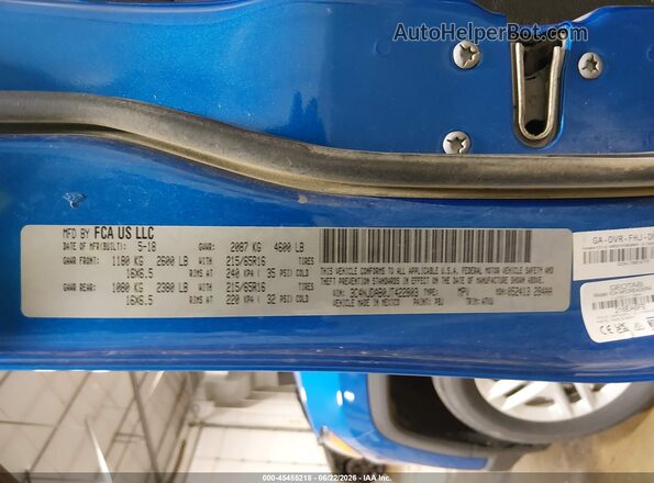 3C4NJDAB0JT422803 2018 JEEP COMPASS Blue Շարժիչի բաժամունքի տեսք