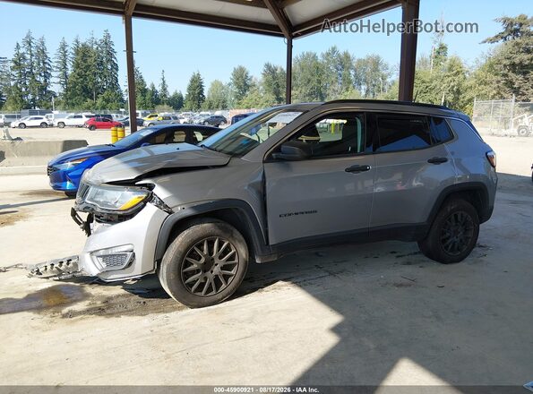 3C4NJDAB0KT849352 2019 JEEP COMPASS Blue Առջևի ձախ երեք քառորդ տեսարան