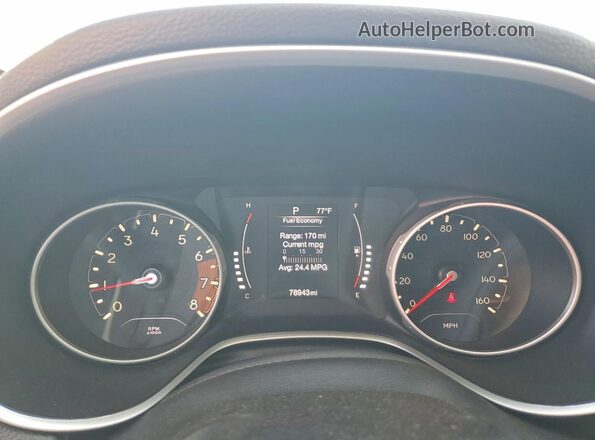 3C4NJDAB0MT567974 2021 JEEP COMPASS Blue Widok zestawu wskaźników