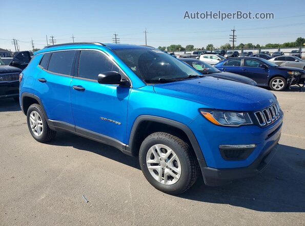 3C4NJDAB0MT567974 2021 JEEP COMPASS Blue Przód prawy