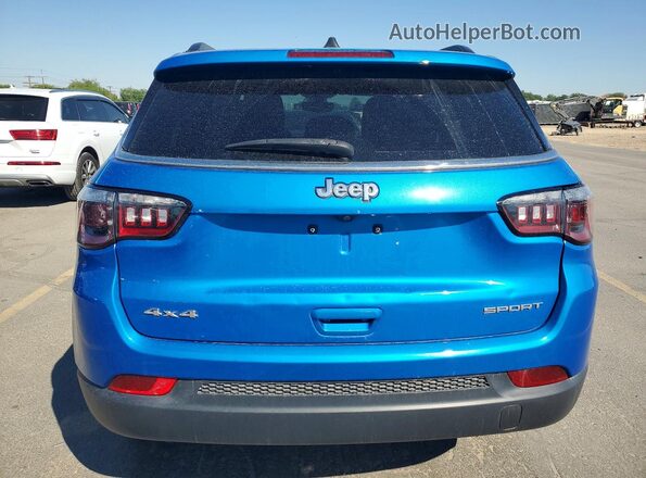 3C4NJDAB0MT567974 2021 JEEP COMPASS Blue Widok z tyłu